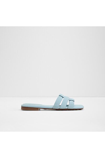 Aldo صندل مسطح أزرق للنساء