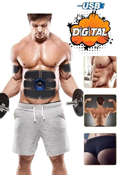 ESENLİWE Vücüt Geliştirme Karın Sixpad Masaj Aleti Fitnes Kondisyon Karın Şek...