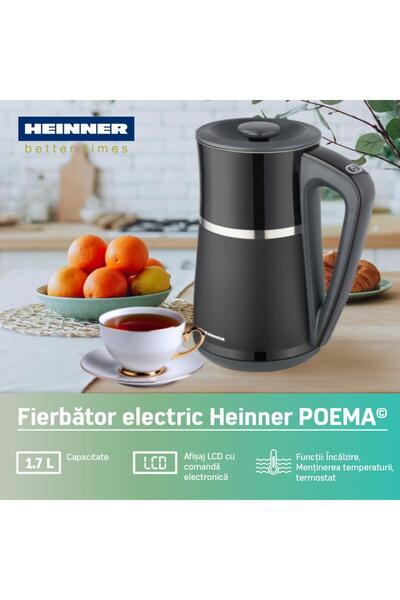 Heinner Ηλεκτρικός βραστήρας Heinner HEK-D22002WBK