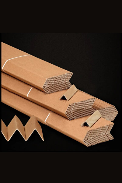 umrayz Karton Köşebent Palet Koruyucu Koli Köşe Koruyucu Kraft Köşe 15CM 25 Adet