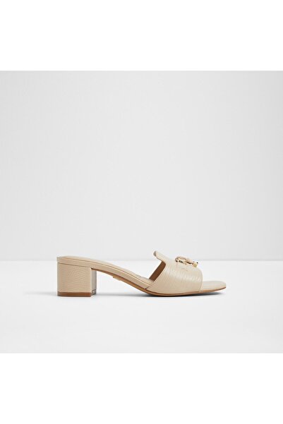 Aldo صندل بكعب بيج للنساء