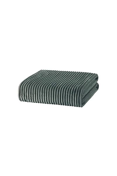 ELDİPA Ribbed Single Blanket 150X200 cm - 100% Polyester, Soft and Warm