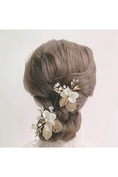 fulina 2 Pcs Shiny Rhinestones Hair Pins,Vintage,Non-Slip,Frosted Crystal,for Wedding,Dancing prom