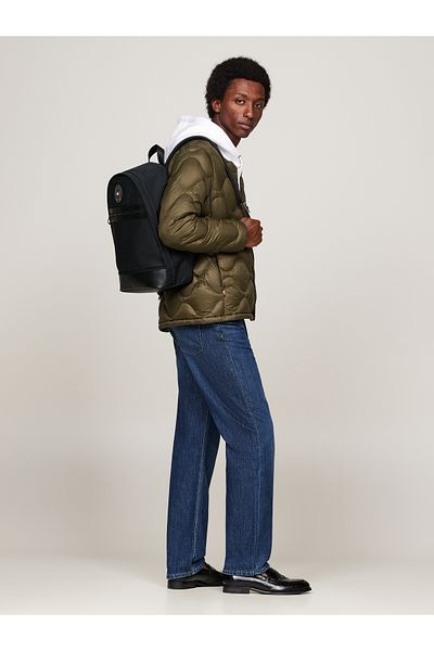 Tommy Hilfiger Tommy Hilfiger Men Black Blocked Dome Backpack