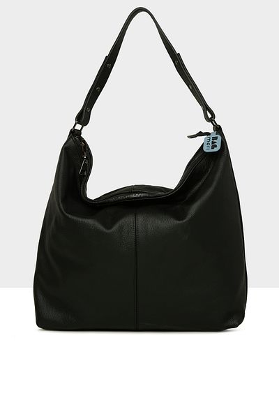 Bagmori Black Women's Real Leather Large Casual Bag m 000008592