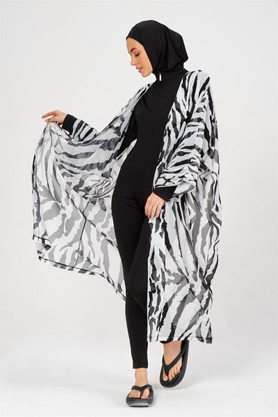 ALFASA Alf7015 Zebra Belted Pareo