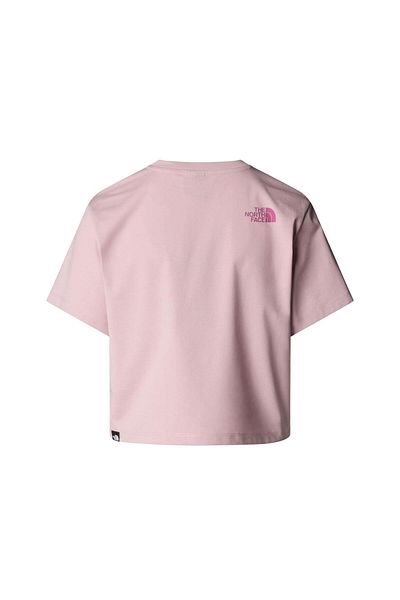 THE NORTH FACE Pink-L Women's Ss Easy Relaxed Cropped T-Shirt