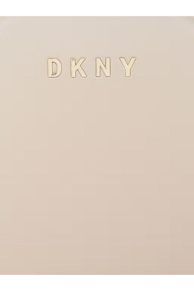 Dkny Allure Hardside Trolley Bag with 4 Spinner Wheels, ABS+PC Case Luggage with TSA Lock Color Champaign