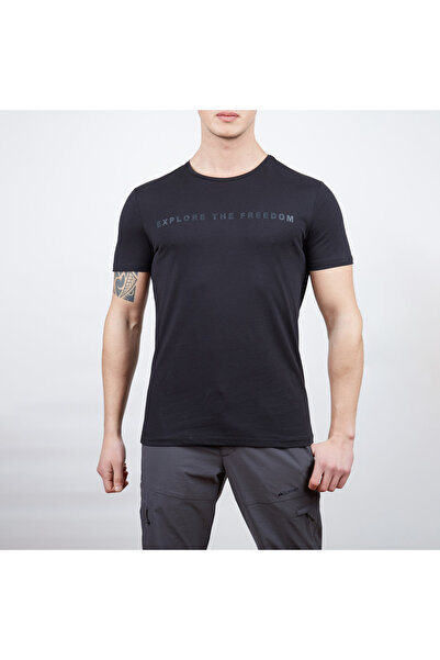 Alpinist Vassi Men's Black T-Shirt (Al 600604 -Syh)