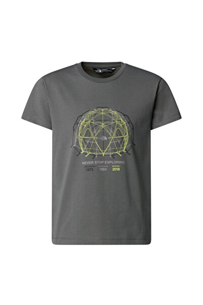 THE NORTH FACE GRAPHIC RELAXED Erkek Çocuk Tişörtü NF0A8AXG0UZ1 Gri-XXL