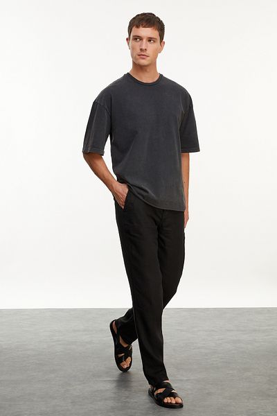 Mudo Cotton Oversize Crew Neck T-Shirt