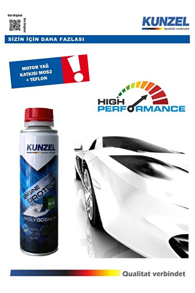 KUNZEL Motor Yağ Katkısı Premium Mos2 Teflon (MOLİBDEN DİSÜLFÜR) 300 ml