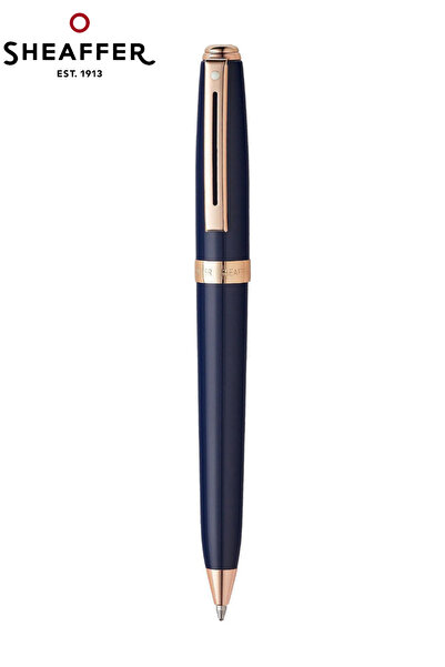 Sheaffer 9143-2 Prelude Tükenmezkalem Kobalt Mavi Rose Gold Özel Hediyelik Kutulu