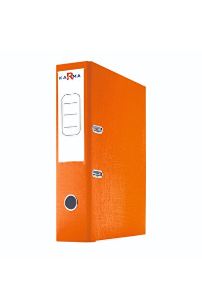 KarmaOfis Orange Wide Office Folder Litigation File and Bag Set