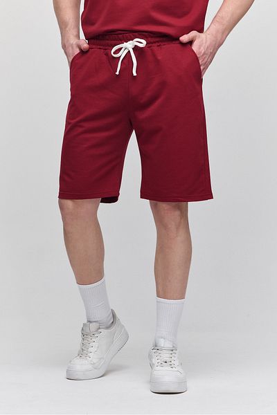 COMBİNE MİCHAİL Pantaloni scurți și bermude roșii Claret pentru bărbați