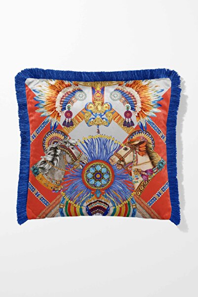 Pilloveland Saçaklı Kırlent Kılıfı Çift Taraflı 43*43 Cm - Bonnet