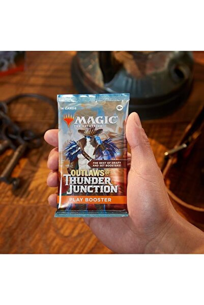 Magic The Gathering MTG Outlaws of Thunder Junction play Booster Single Pack (Assorted 1 Piece)