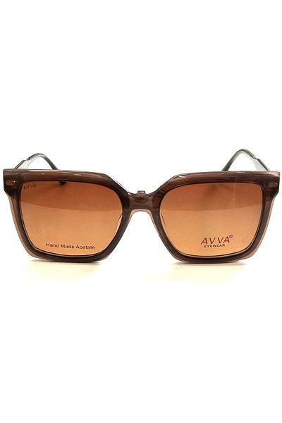 Avva 6585 C3 Polarized Clip-On Women's Sunglasses
