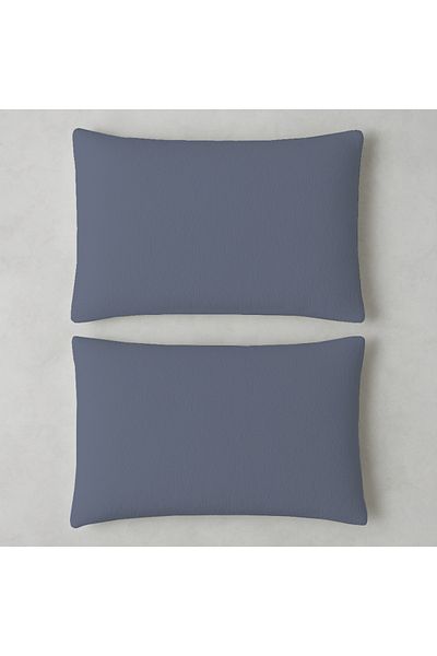 The Berb Soft Terry Fabric - Set of 2 Towel Textured Pillow Cases 50X70 Zippered