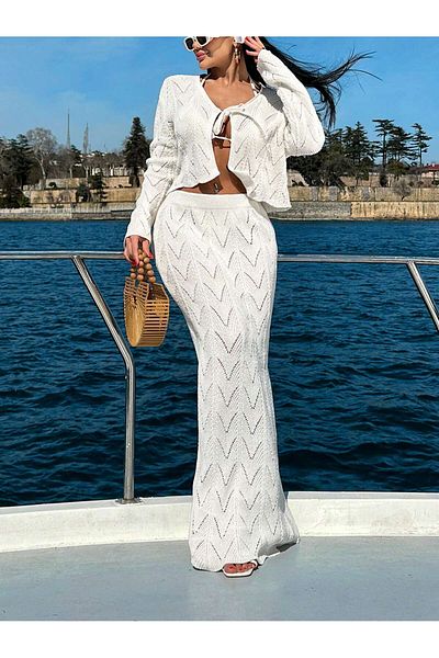 Puella 8447 Κοστούμι με μακρυμάνικη φούστα με κορδόνι