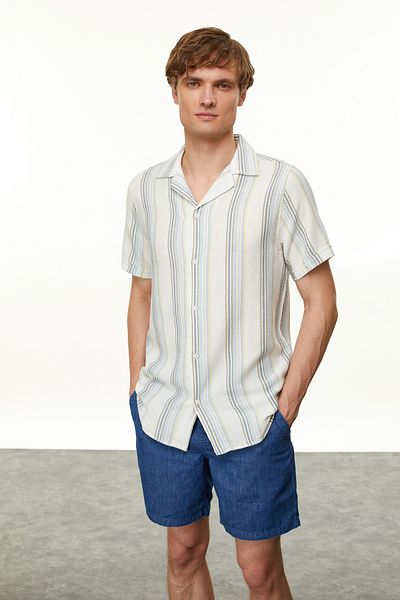 Mudo Striped Regular Fit Shirt