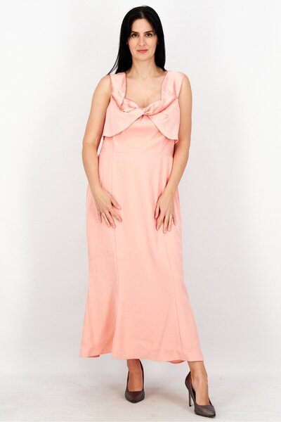 Yaura Women Plus Size Off The Shoulder Midi Dress, Blush