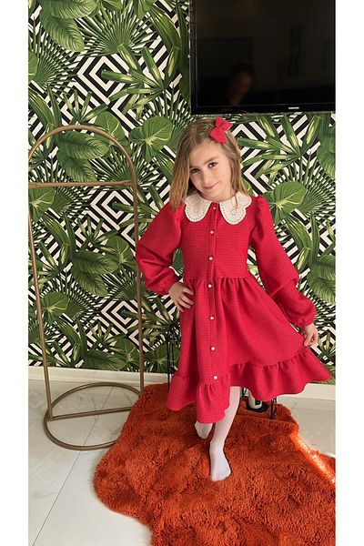 opheliateks Wednesday Ready Collar Vintage Children's Dress