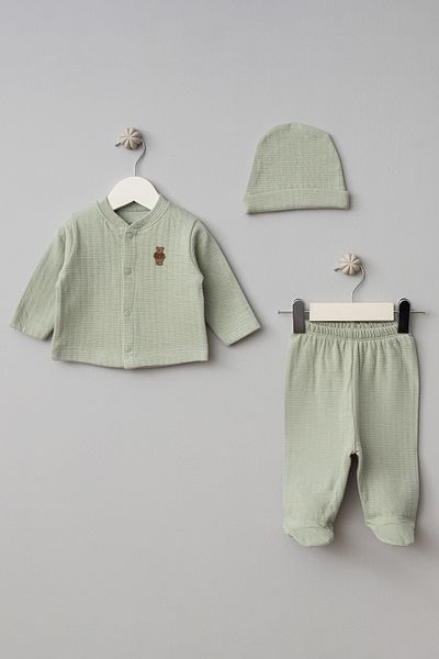Bebitof Cute Figures Cotton 3 Piece Baby Set