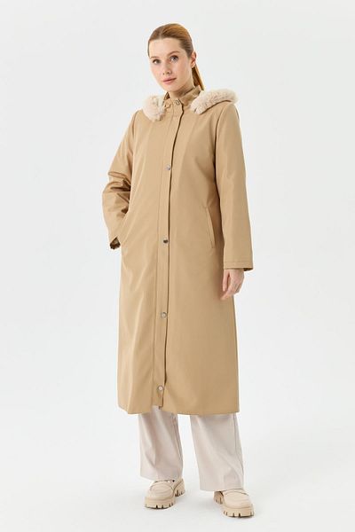 Günay Karaca Winter Women's Araboy Coat - Water Repellent Fabric 20230