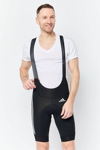 adidas شورت ركوب الدراجات المبطن للرجال، أسود