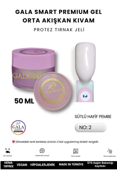 gala smart ORTA AKIŞKAN KIVAMLI GALA PROTEZ TIRNAK JELİ