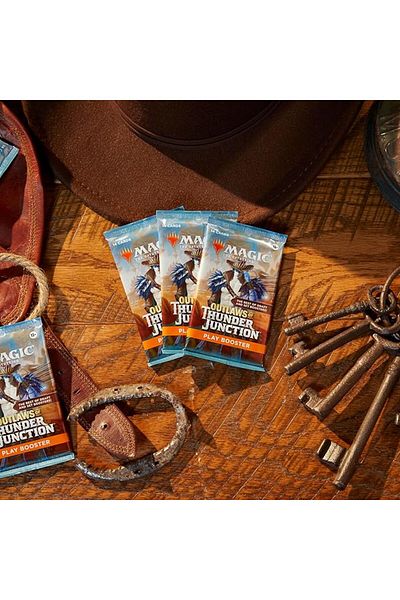 Magic The Gathering MTG Outlaws of Thunder Junction play Booster Single Pack (Assorted 1 Piece)