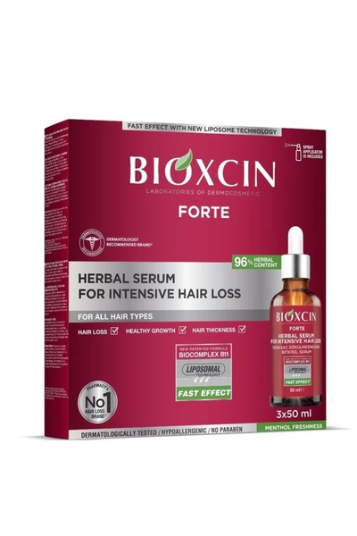 Bioxsine سيروم لتساقط الشعر 3 × 50 مل