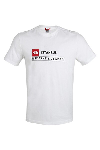 THE NORTH FACE Ανδρικό μπλουζάκι GPS ISTANBUL NF0A8B4KFN41 Λευκό-XXL