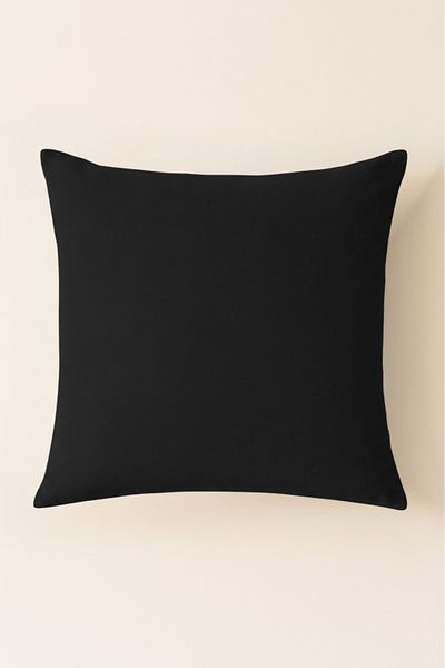 Luvora Home Luna Series Velvet Textured Cushion Cover - Black