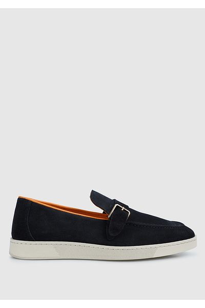 Provoq Leather Men's Shoes - Navy Blue