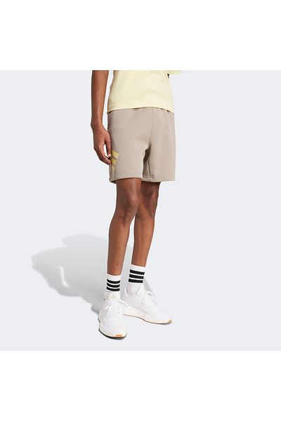 adidas Pantaloni scurți bej pentru bărbați (1/2) M Fı 3s Sho Jd4882