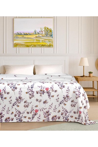 Menderes Home Cotton Collection Single Pike Flora