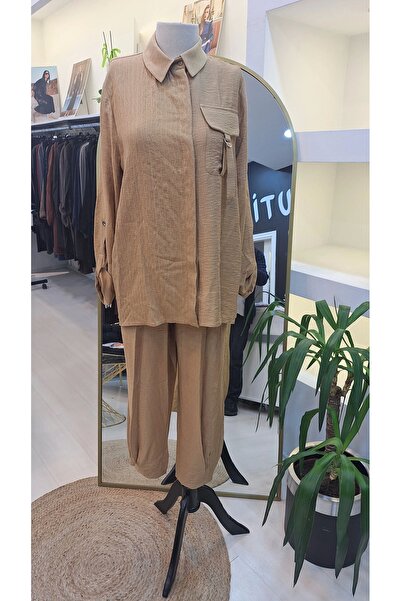 Nuss Sports Suit Pocket Detail 1041 Camal