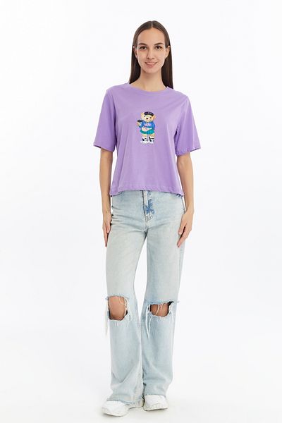 CNR TEKSTİL ΓΥΝΑΙΚΕΙΟ TSHIRT ΑΡΚΟΥΔΑ