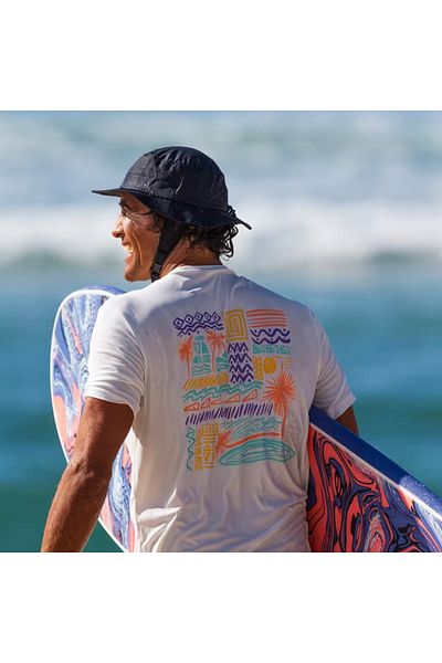 Decathlon Adult Surf Hat - Black - 500