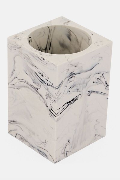 AMG Marble Toothbrush Tumbler, Grey