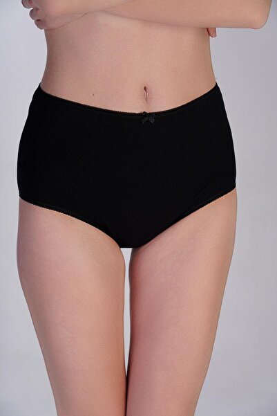 C&City Cotton High Waist Slip 5004 Black 3 Pieces