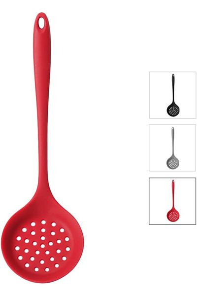 Ekostem Eucalyptus Silicone Colander - High Temperature Resistant, Non-Flammable and Non-Stick 1 Pc