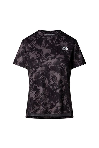 THE NORTH FACE Women's Flex S/S T-Shirt Reg Aop Nf0A8Bqg8R41 Black-L