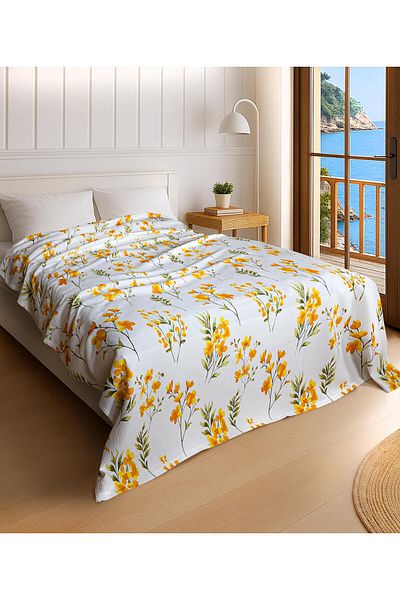 Menderes Home Cotton Collection Single Pike Daisy