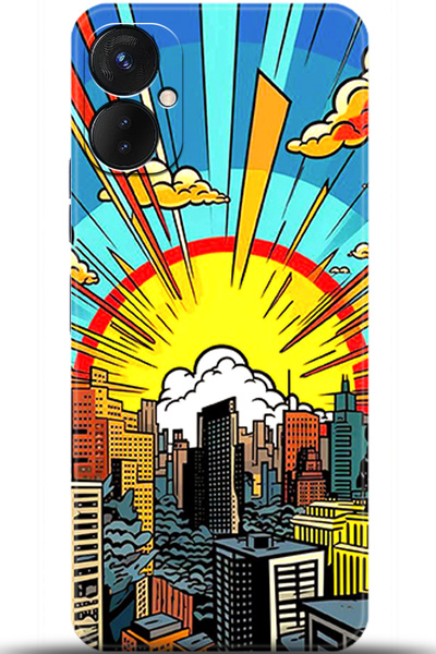 TECNO حافظة سبارك 9 برو مطبوعة بدقة عالية - سلسلة ماستر ميند 5571