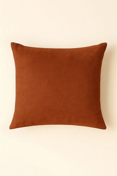 Luvora Home Luna Series Velvet Textured Cushion Cover - Red