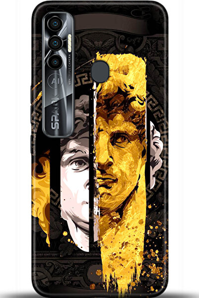 TECNO حافظة سبارك 7 برو مطبوعة بدقة عالية - سلسلة ماستر ميند 5584