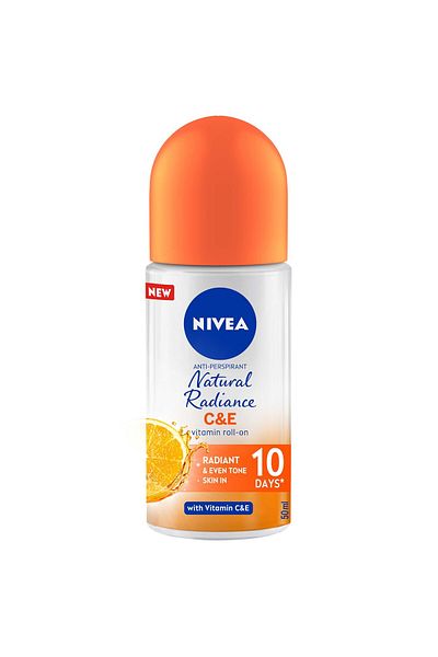 NIVEA Antiperspirant Roll-on for Women Natural Radiance Vitamin C&E 50 ml